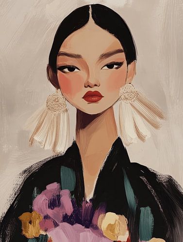 L'attitude en fleurs sur Carla Van Iersel