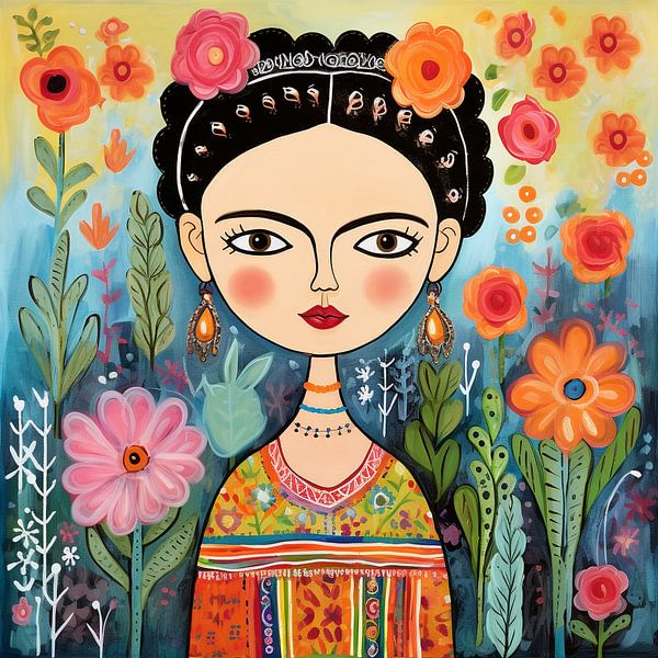 Frida imaginäre Figuren von Bianca ter Riet
