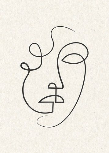 Portrait/dessin au trait