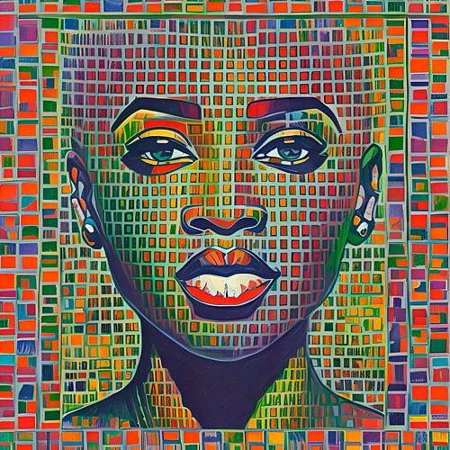 Elégance moderne _Portrait féminin sur Zebra404 - Art Parts