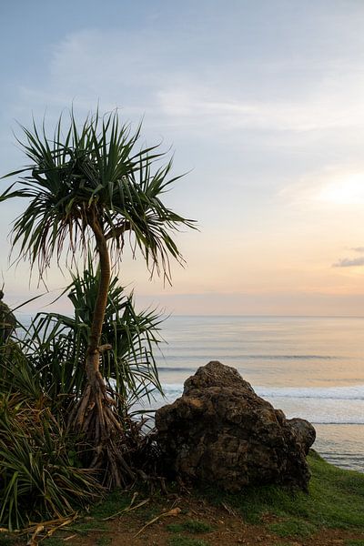 Coucher de soleil à Lombok par Raisa Zwart Tirages photographiques de voyage