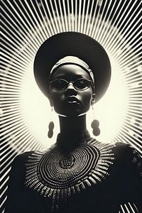 Afrika-Silhouette von But First Framing