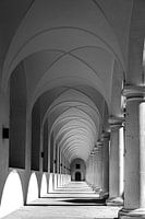 Rij arcades in de Stallhof in Dresden