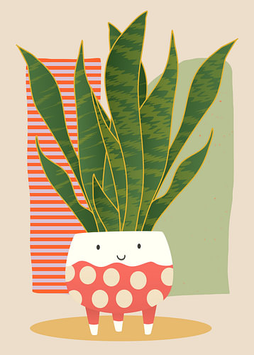 Happy Plant sur Marja van den Hurk