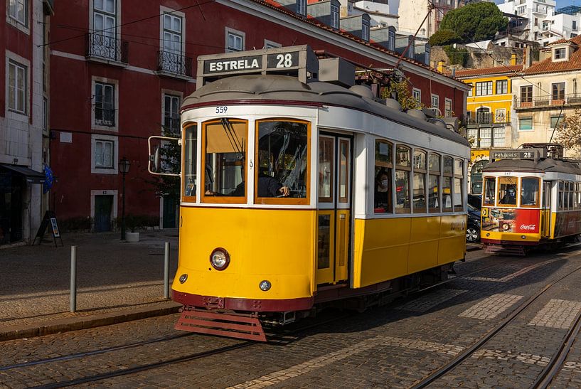 Tramway 28, Lisbonne, Portugal par Adelheid Smitt