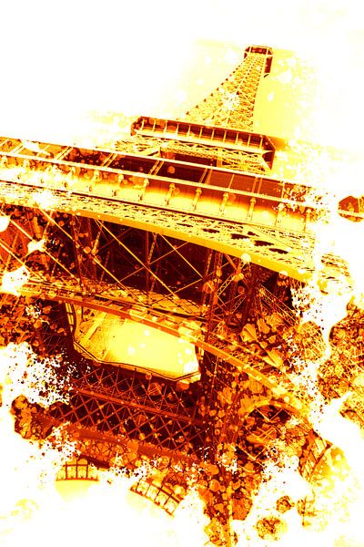 La Tour Eiffel à Paris en tant que Digital Arts par BerbadenDigitalArt