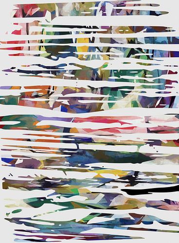 Irregular and coloured lines