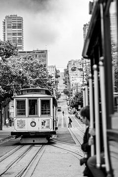 Trams in San Francisco van Monique Tekstra-van Lochem