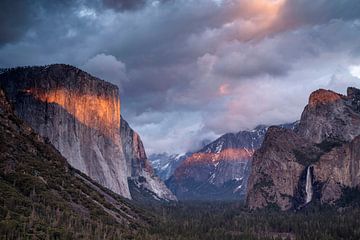 Prachtig uitzicht National Park van Yosemite van Jacqueline Heijt