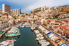 Port de pêche du Vallon des Auffes à Marseille - France sur Werner Dieterich