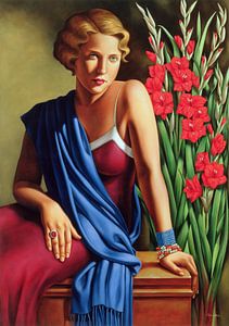 Girl with the Scarab Ring sur Catherine Abel