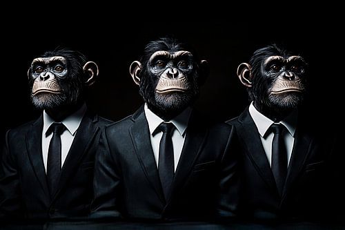 Abstracte bergen en rivier