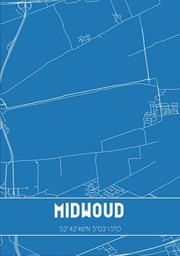 Blueprint | Carte | Midwoud (Noord-Holland) sur Rezona