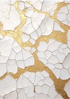 Abstract gouden decor