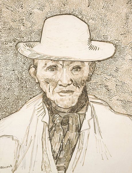 Vincent van Gogh. Bewoner van de Camargue van 1000 Schilderijen