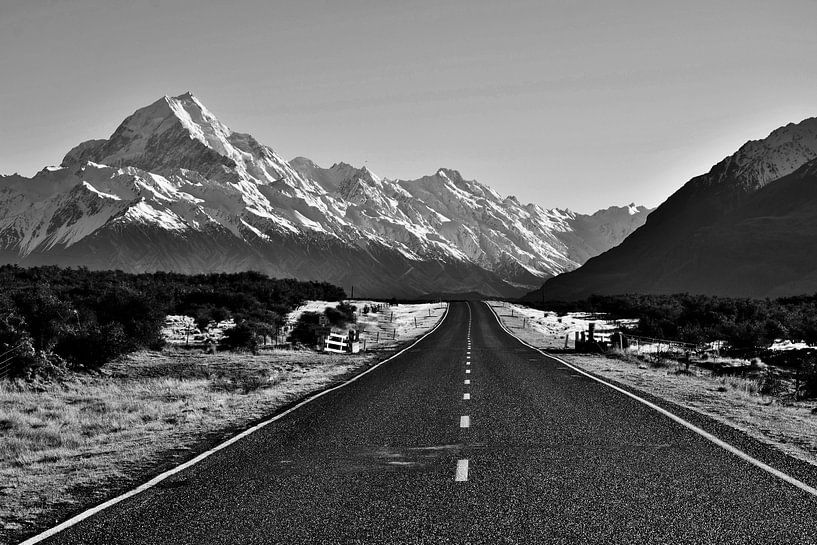 view of Mount cook by Kelly Van den elshout