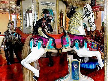 Fairground Horses by Dorothy Berry-Lound