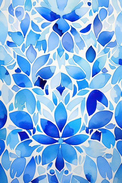 Abstract Blue by Abstract Painting