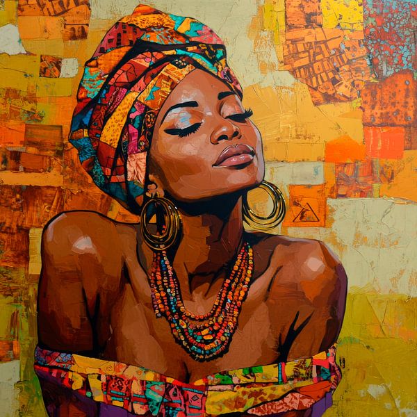 Strahlende Schönheit und Kultur von Poster Art Shop