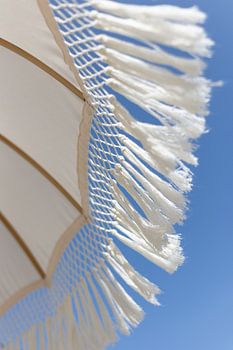 Zomergevoel op het strand, pastel tinten foto