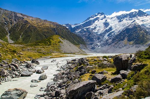 Hooker Valley Track, Mt Cook, Nieuw Zeeland