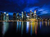  La nuit tombe à Singapour par Chantal Nederstigt Aperçu