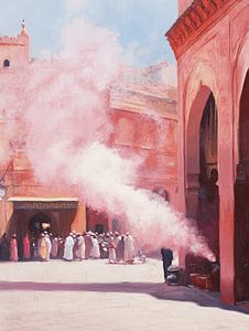Straßenleben in Marrakesch