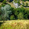 Rocher sur une colline dans la vallée de l'Altmühl près de Solnhofen sur ManfredFotos