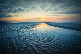 Blick über den Strand und die Nordsee von eric van der eijk