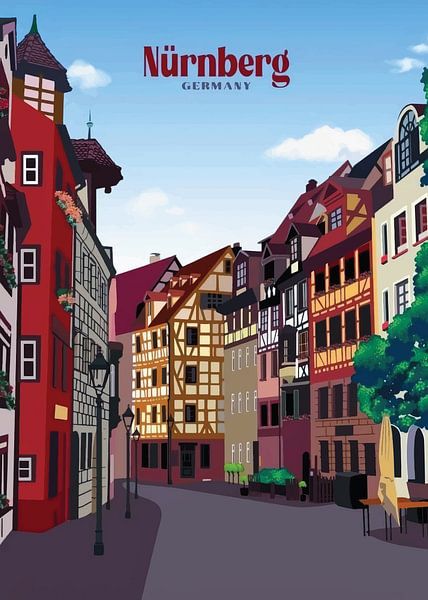 Zeitloser Charme von Nürnberg von darrent Mark