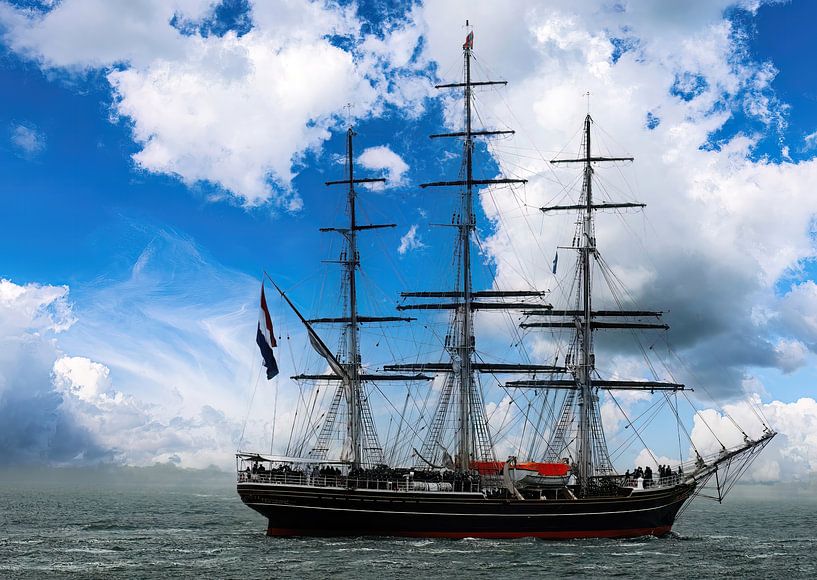 Koningklijke jacht Stad Amsterdam. koningklijk jacht van Brian Morgan