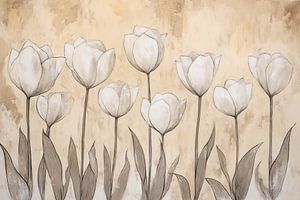 Weiße Tulpen