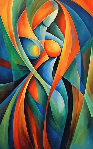 Woman painting - Painting Woman