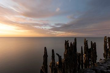 Wadden Sea mirror smooth by Hilde Kuiling-Walters