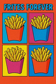 Frites forever van Moonheart Artworks