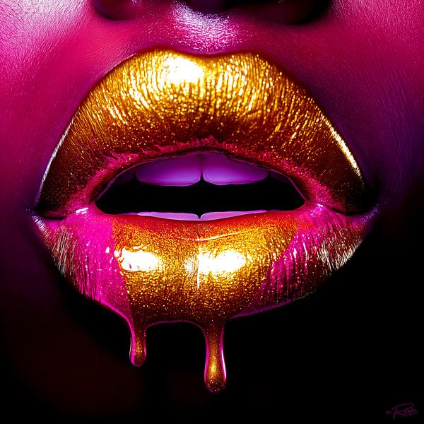 Golden Melt Kiss by byRenzo