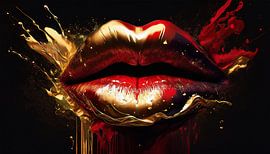 Lippen met kleuren