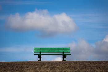 Green bench