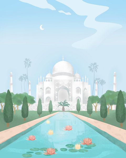Taj Mahal, Inde par Petra Lizde