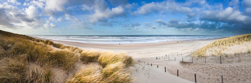 dunes et plage par Arjan van Duijvenboden
