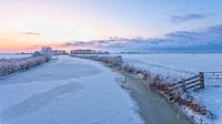 Panorama Winterlandschap Nederland van Peter Bolman thumbnail