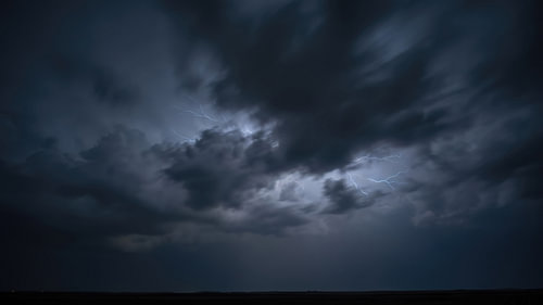 Dramatic Nighttime Thunderstorm