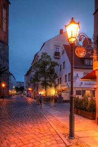 Quartier Nikolai au crépuscule, Berlin