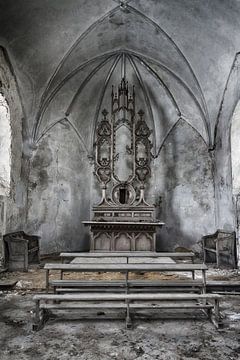 Verlaten kapel van Ingrid Van Damme fotografie