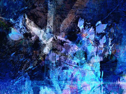 L'art numérique moderne et abstrait - La tempête des souvenirs