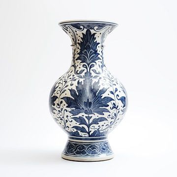 Chinese vaas blauw/wit van The Xclusive Art