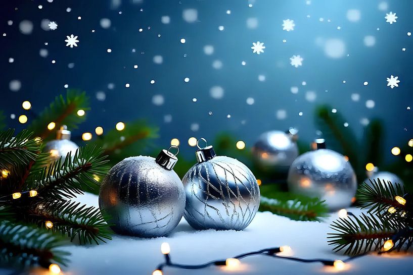 Lichterketten im Pulverschnee von Jean Pierre