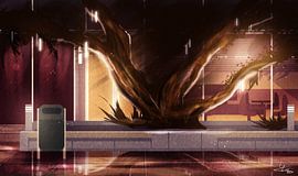 Regnerischer Abend von Ilona Iske