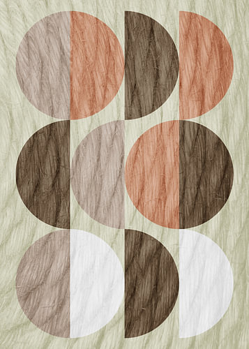 Moderne geometrische abstrakte Wandkunst