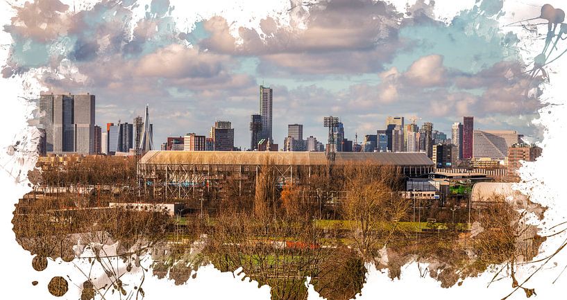 Feyenoord ART Stade Rotterdam "De Kuip" Varkenoord par MS Fotografie | Marc van der Stelt